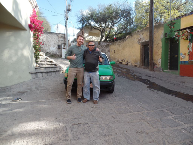 Me and Manuel before we hit the streets